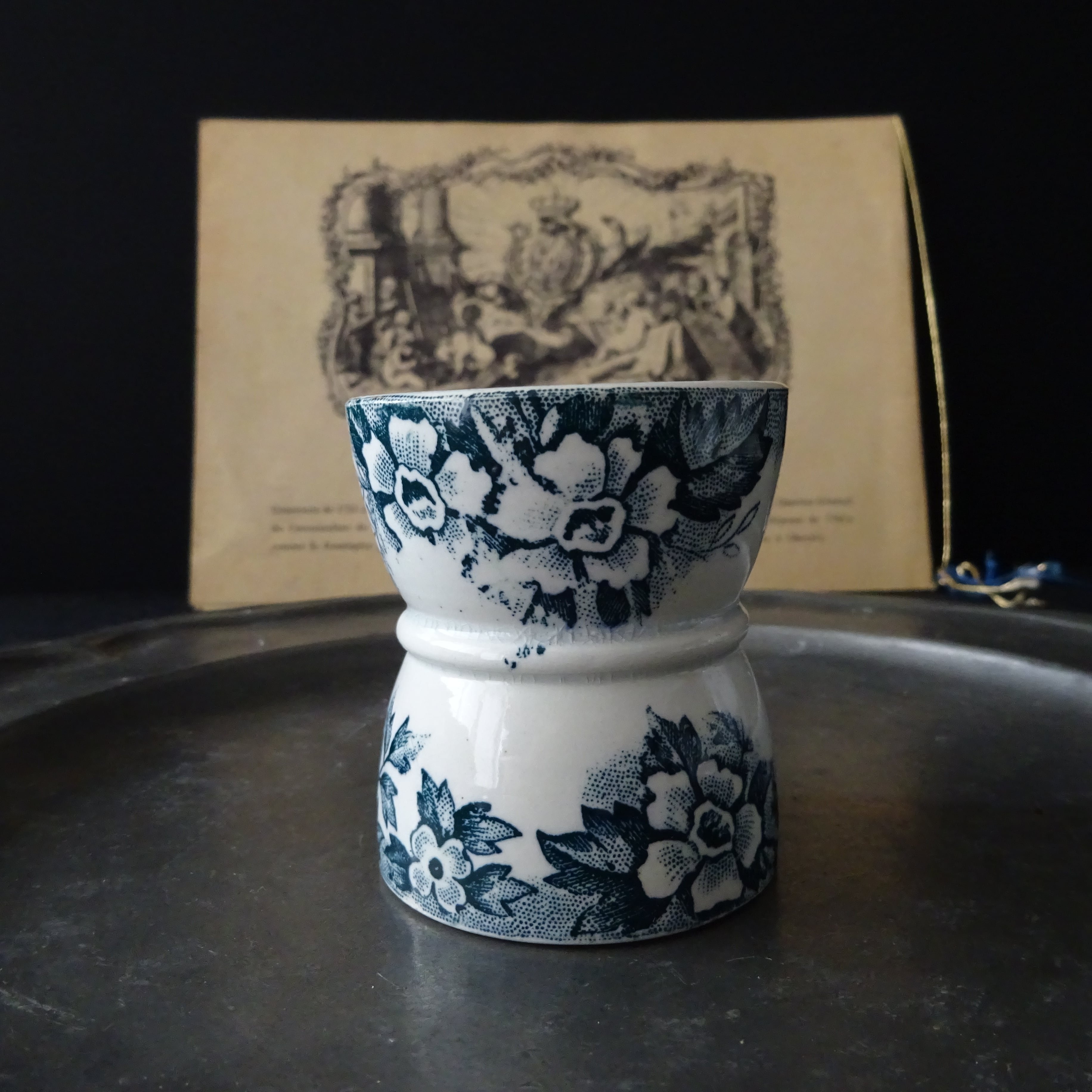 【 Nouveauté 】☆ St. Amand  modèle《Marie-Louise》Coquetier diabolo (B)