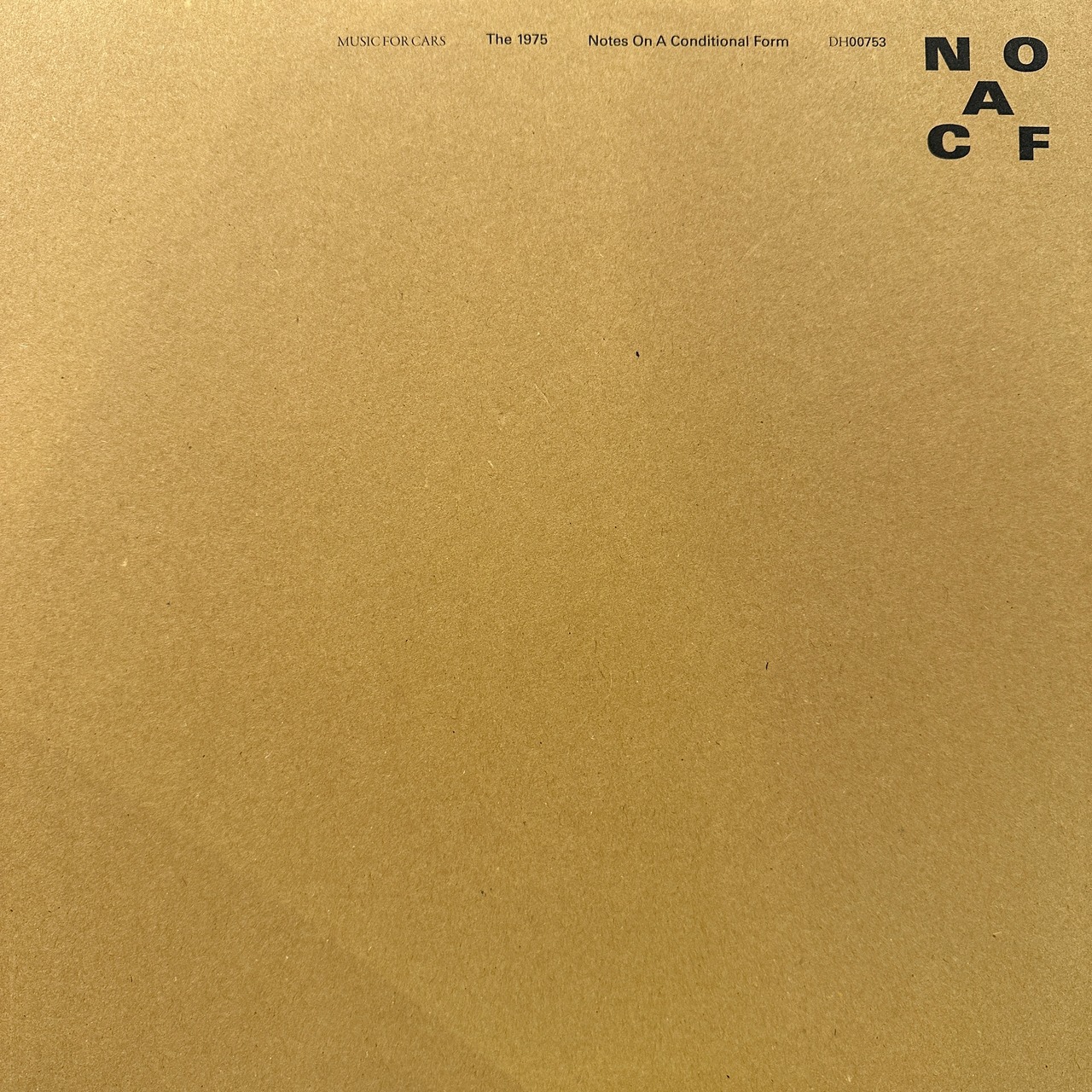 【LP】THE 1975/Notes On A Conditional Form
