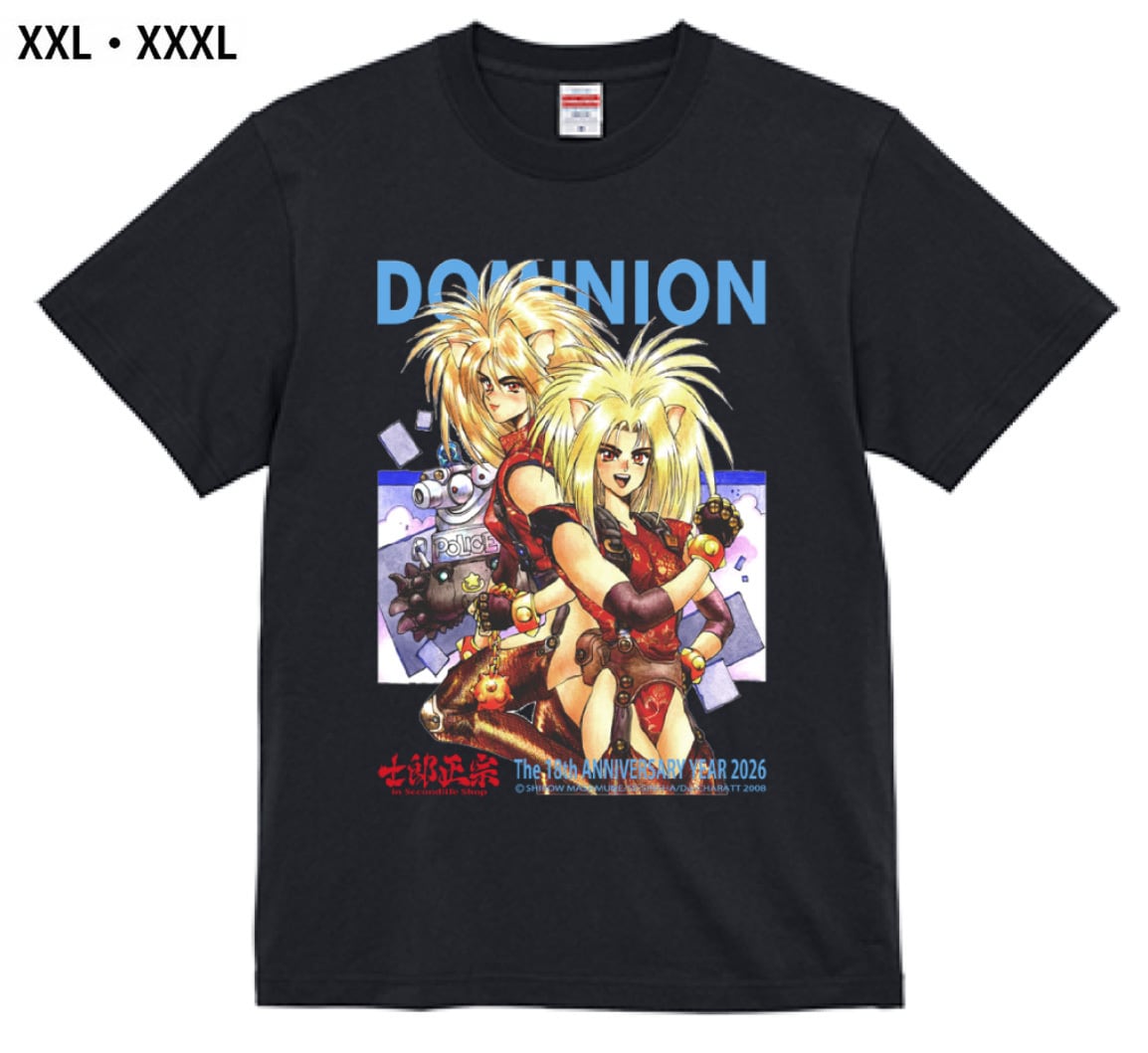 士郎正宗キャラクターTシャツVol.13 XXL・XXXL PIECES1-025 綿100