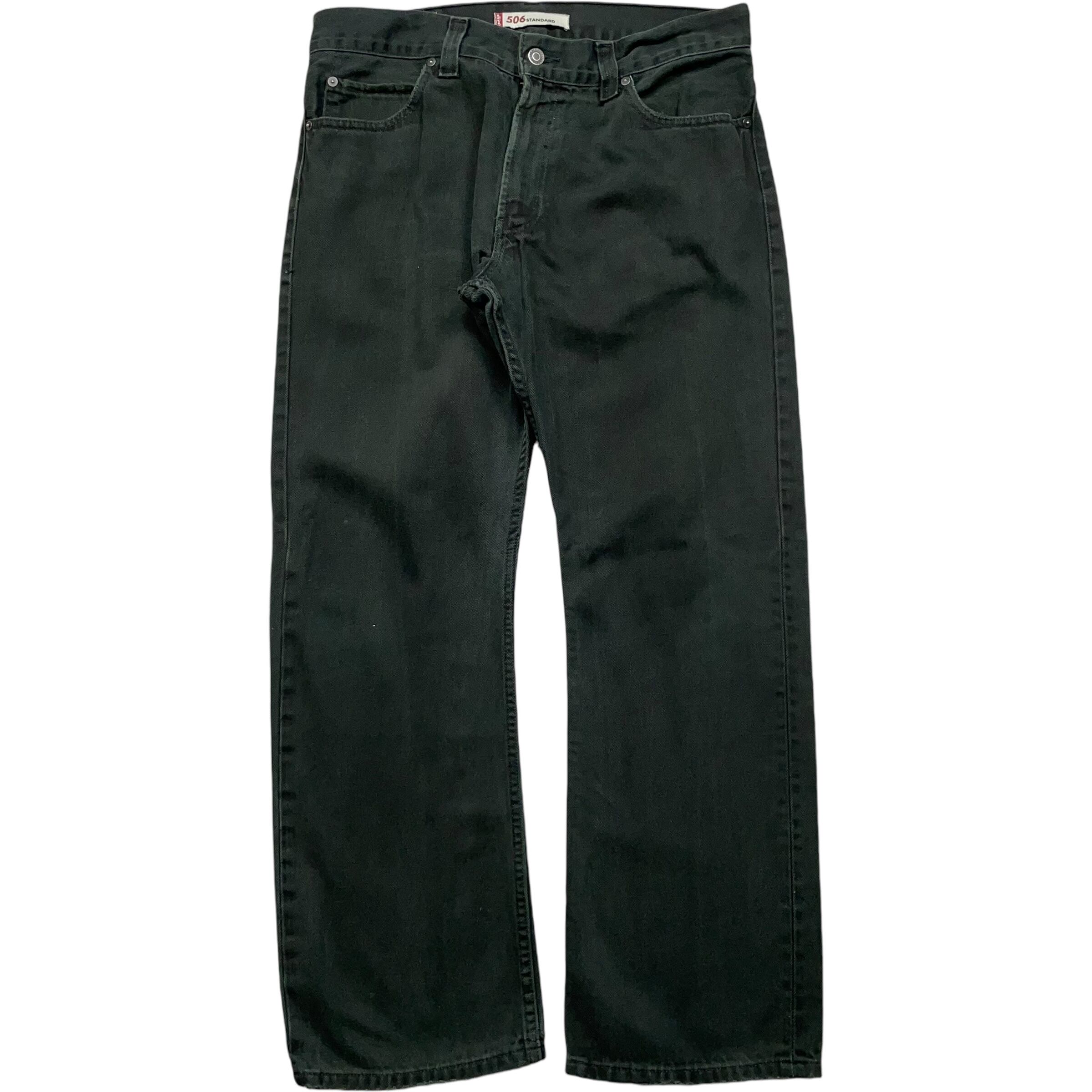 《実寸W36L29》 Levi's リーバイス 506 ブラックデニム no.4818