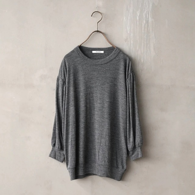 MANON │FRENCH LINEN JUMPER SKIRT (col. charcoal）