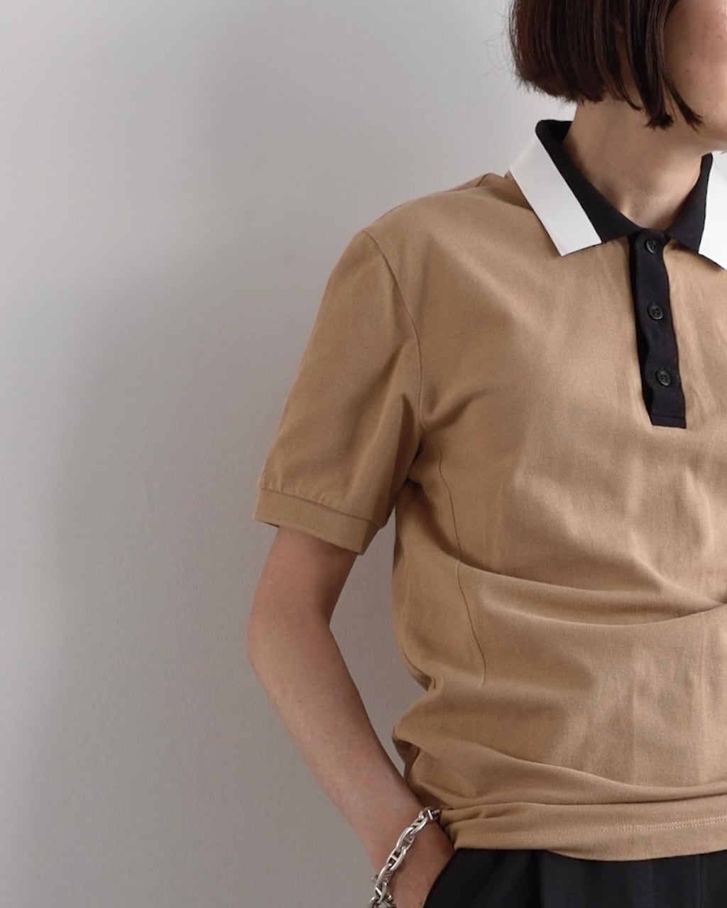 FRED PERRY×RAF SIMONS TAPED COLLAR POLO | dear closet