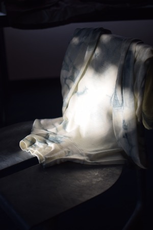 jonnlynx  wool rib high neck tee (TIEDYE)