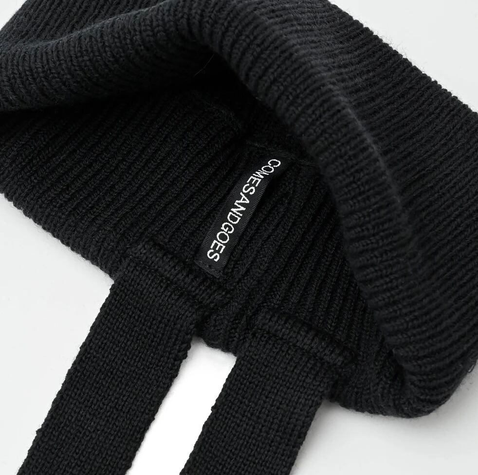 COMESANDGOES) WOOL FLAP HEADBAND & NECK WARMER (テープ付き