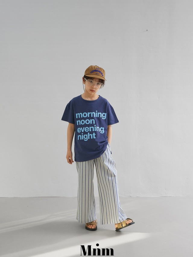 《送料無料》コンビストライプパンツ：kids【MINIMAL】※お取り寄せ