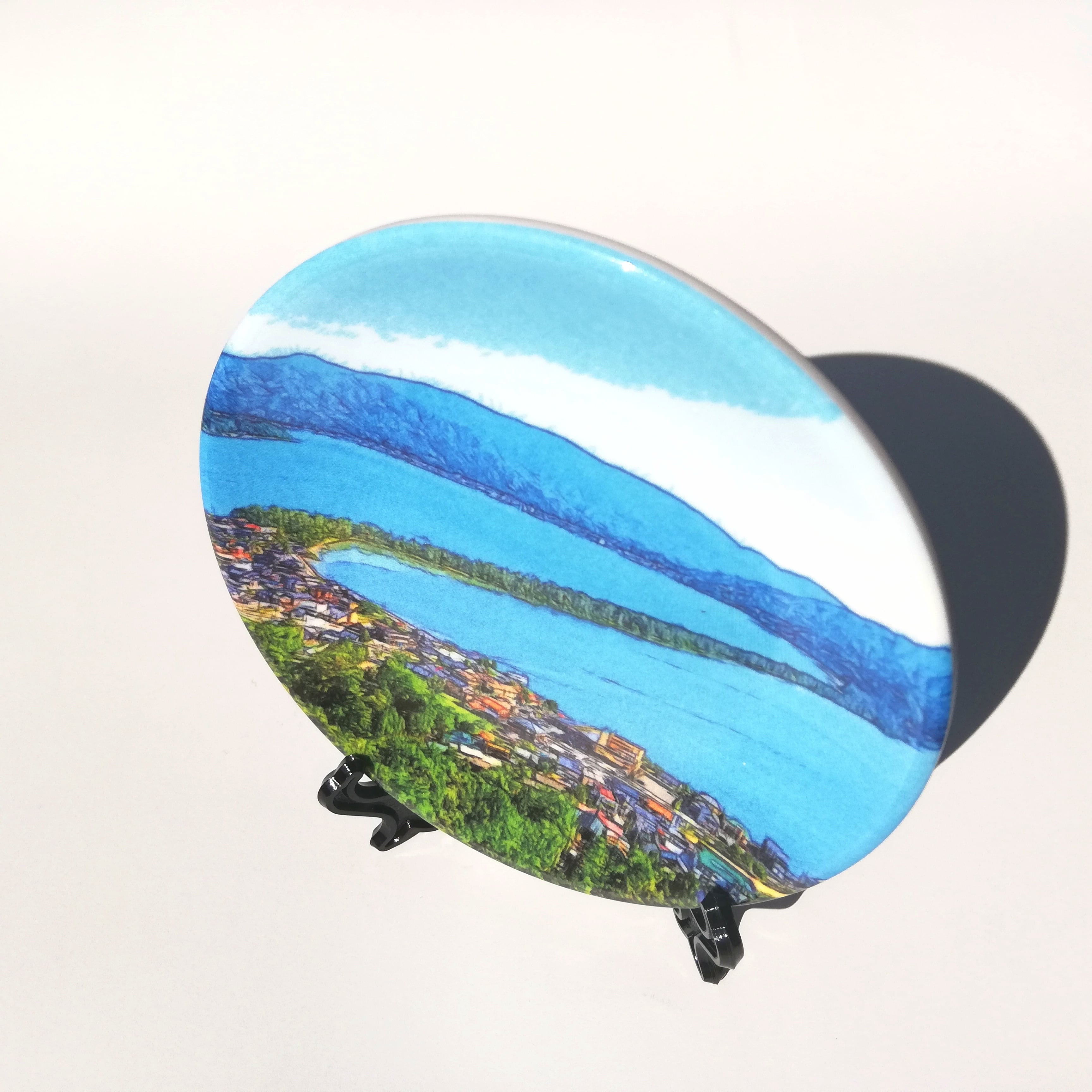 龍　豆皿　3枚 箔 まめざら ジオメトリー シルバー 11cm 単品 – toumei