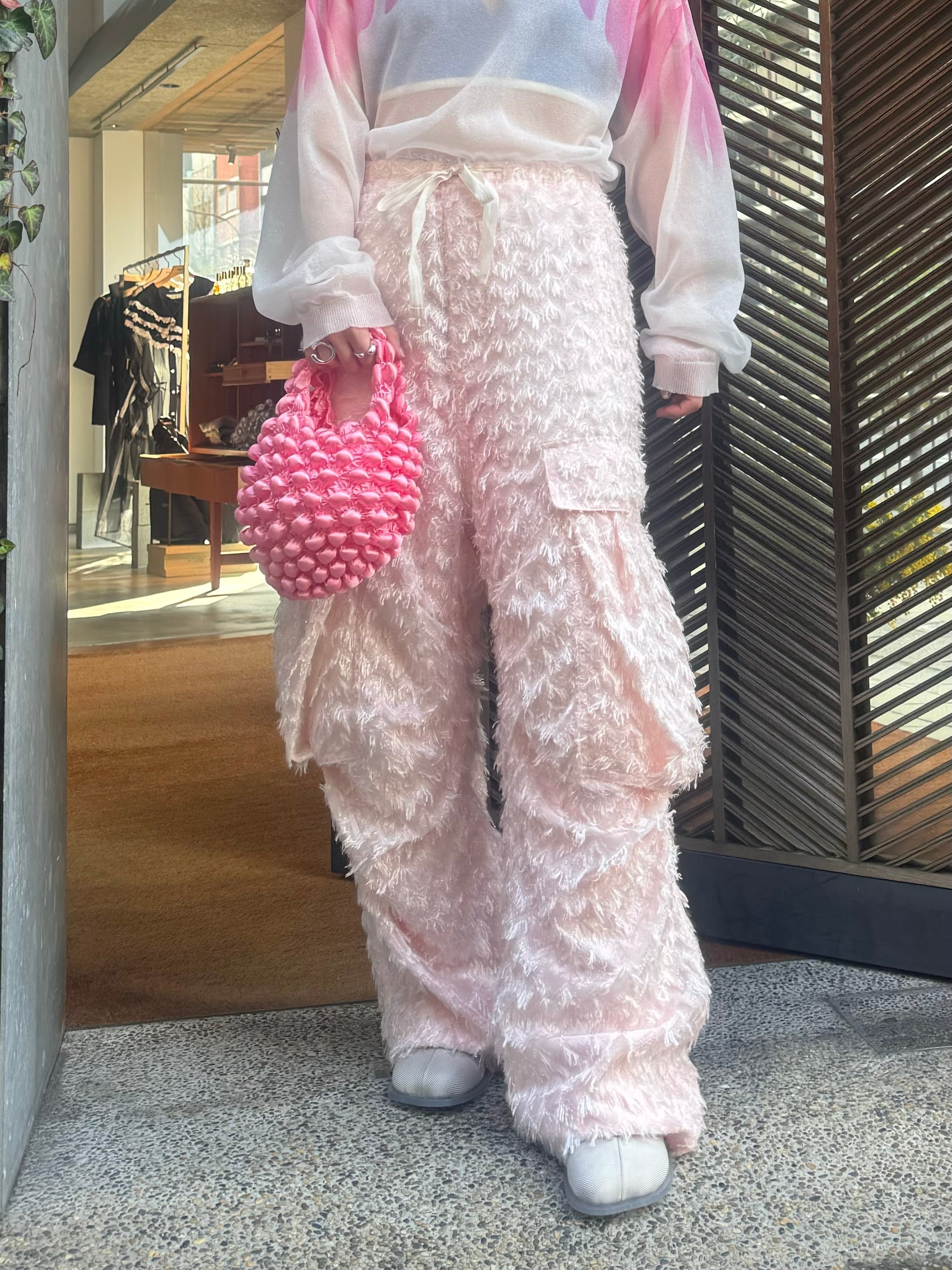 24SS MASU FLUFFY CARGO PANTS