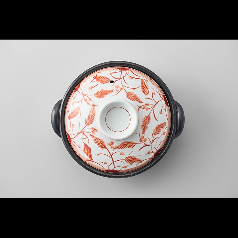 赤絵叢 IH対応7寸鍋