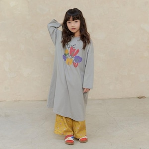 «予約»«ジュニアサイズあり»«navi» フラワーワンピース 2colors