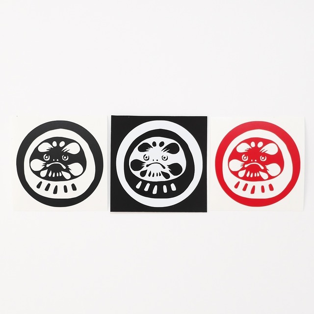 プチステッカー だるま Skrworks