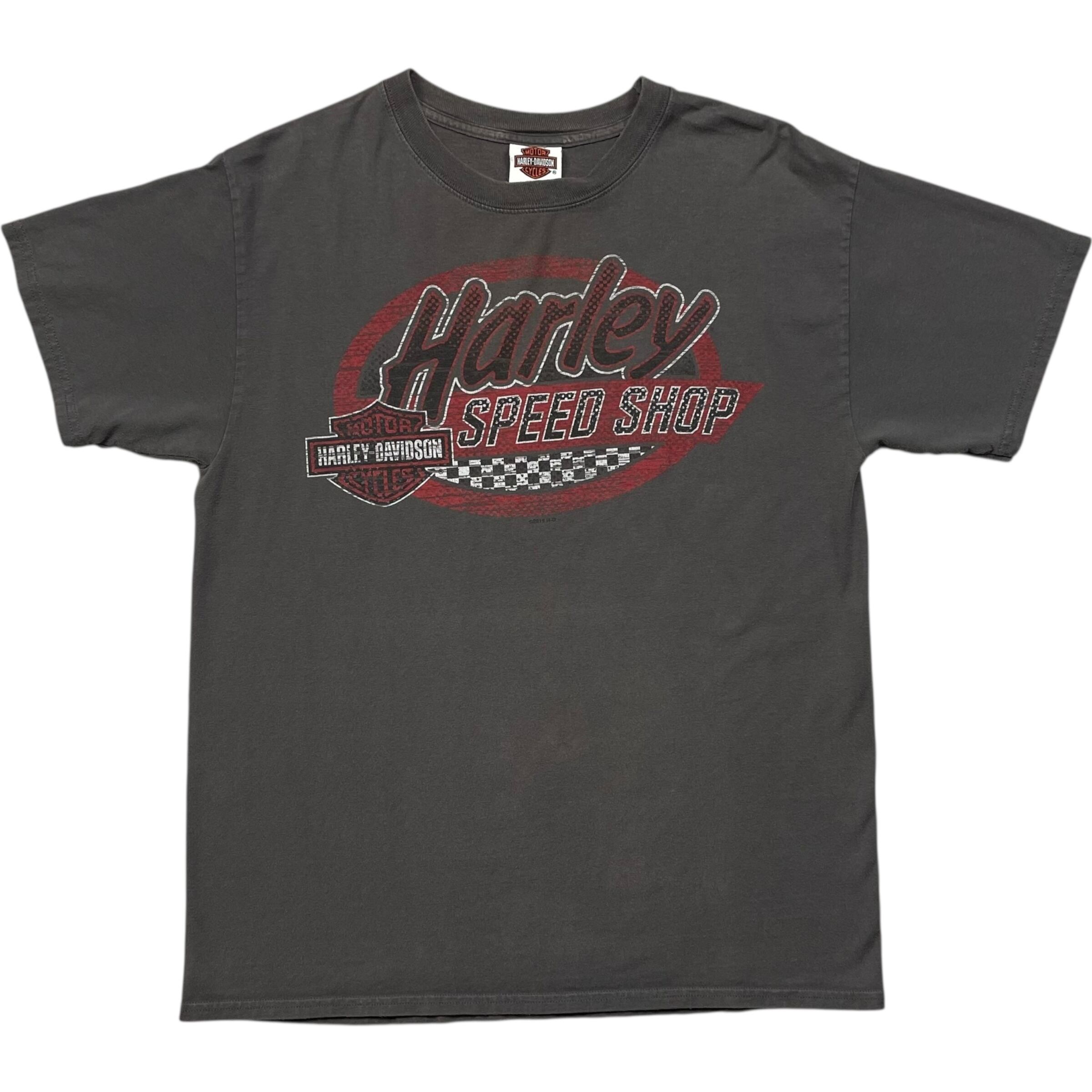 《M》 Harley-Davidson ハーレーダビッドソン Hanes ヘインズ Tシャツ 両面プリント no.7679