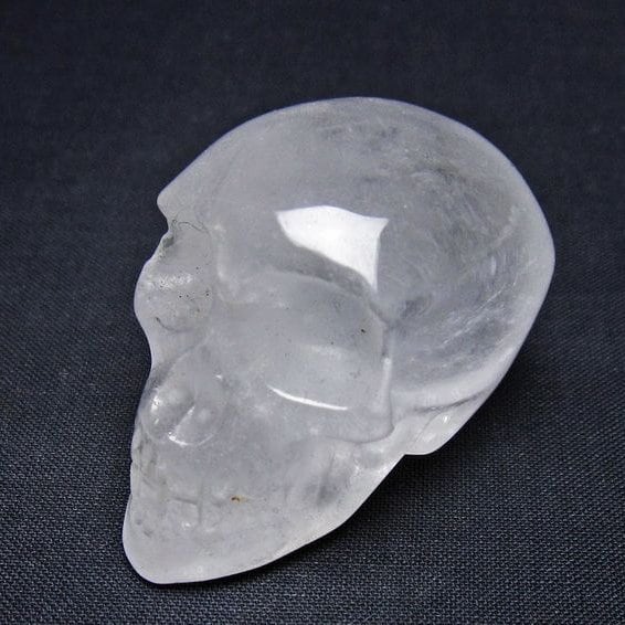 水晶 置物 ドクロ スカル 一点物 145-1876