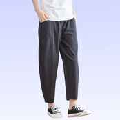TRUBE タック入りバルーンシルエットパンツ【L~LL】ブラック