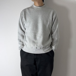 90s FRUIT OF THE LOOM sweatshirt solid ash gray "made in USA" L 古着