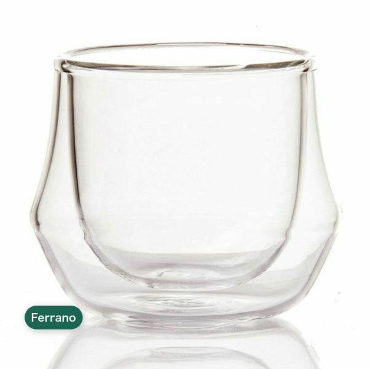 【2セット】Ferrano ダブルウォールグラス Bolseno 50ml 2個