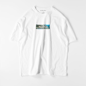 [SUMOGURIBU] Window Box Logo T-shirt - Blue Fishes
