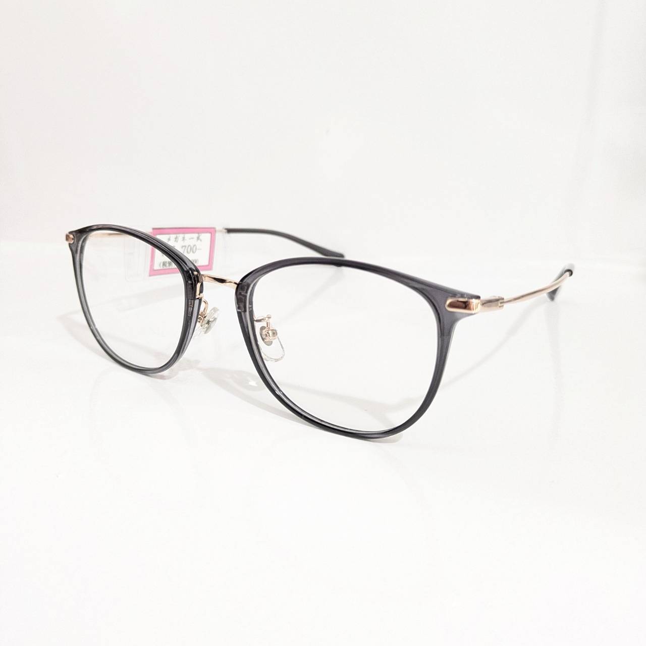 【Eyecandy】ボストンコンビフレーム クリアグレー