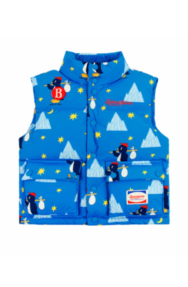 [BEBE DE PINO] All over penguin down vest 正規品 韓国ブランド 韓国ファッション 韓国代行 韓国通販 ベベドピノ bebedepino 日本 店舗 韓国 子供服