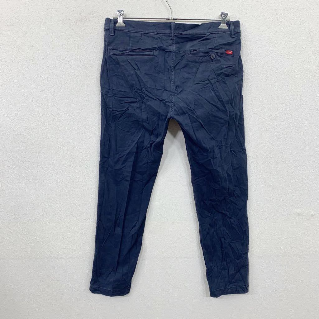 Levi's チノパンツ W34 リーバイス ネイビー スタンダードテーパー