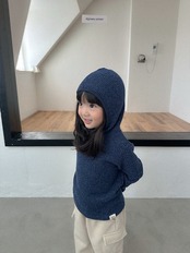 〖取寄〗韓国子供服 / 26winter / Digreen / ワッフルフーディー / キッズ / 冬服 *S~2XL*
