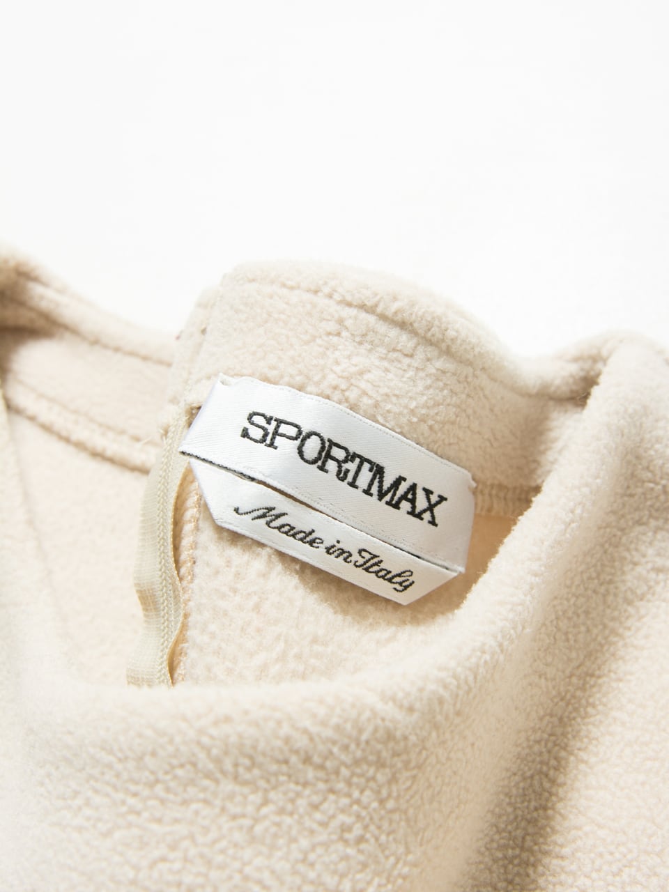 【SPORTMAX】 Made in Itary half sleeve boa tops（スポーツマックス イタリア製 半袖ボアトップス）1b