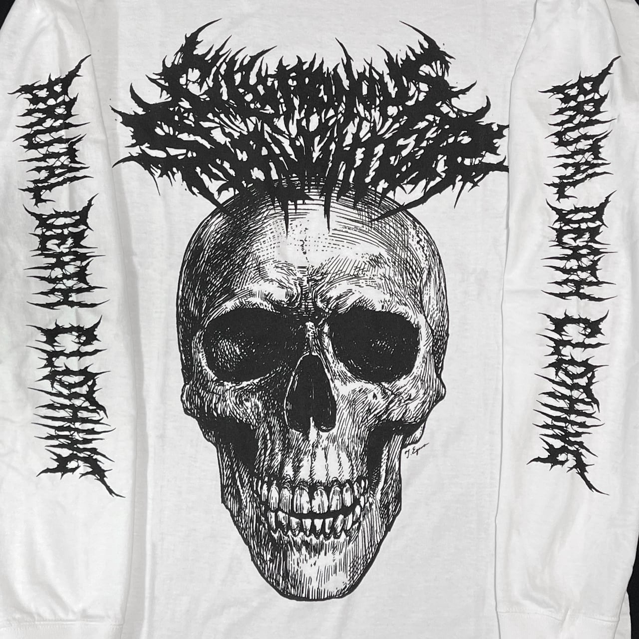 The Defleshed Long Sleeve White | Brutal Death Clothing