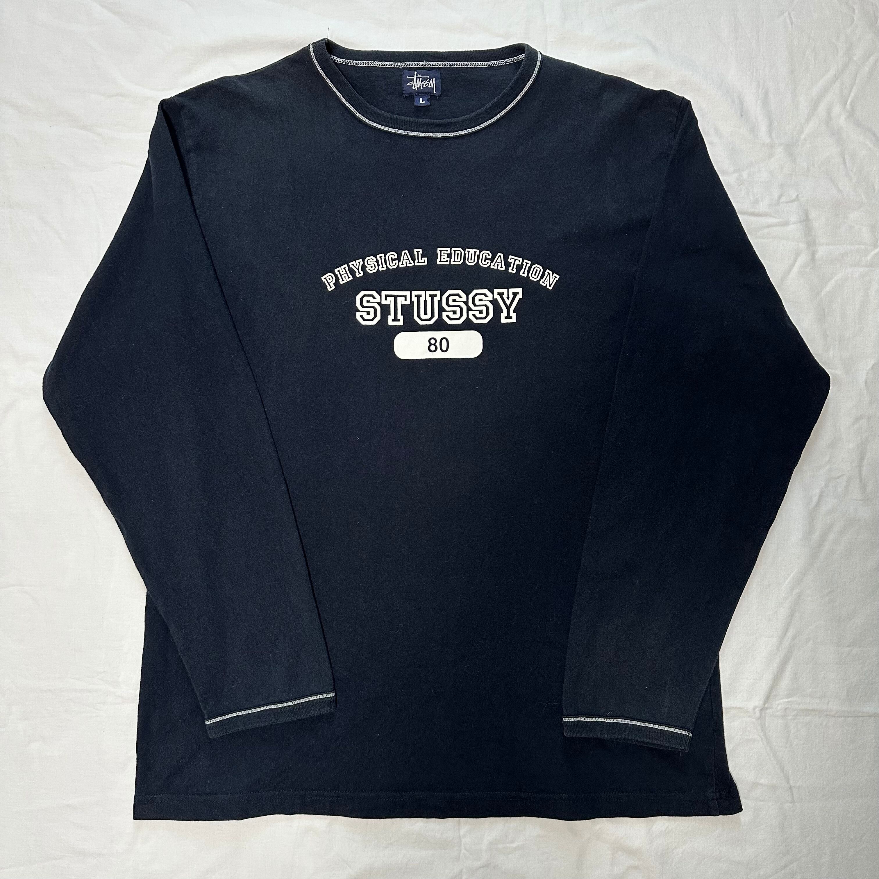 MADE IN USA】20s STUSSY No4 TEE.BLACK.L | Lookin'4