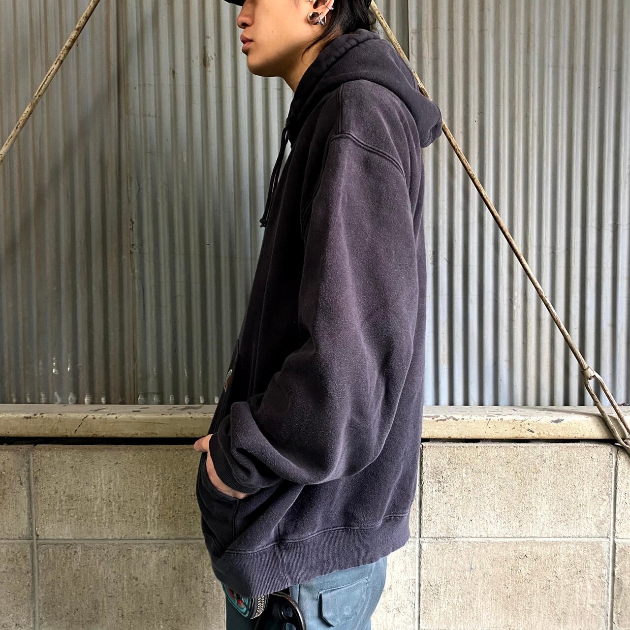 ビッグサイズ Carhartt カーハート ワンポイントロゴ プルオーバー