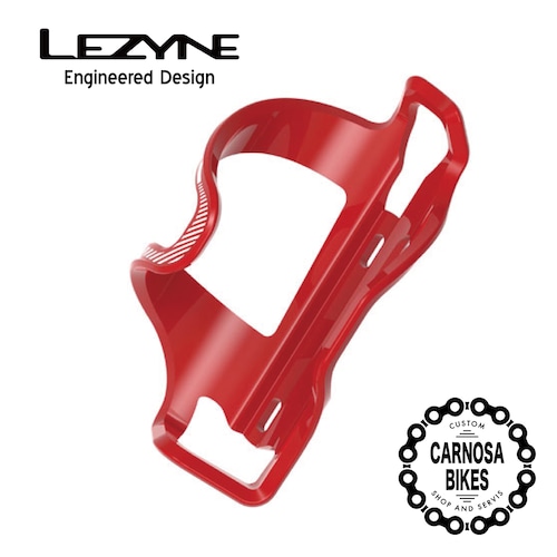 【LEZYNE】FLOW CAGE SL-R ENHANCED [フローケージ SL-R エンハンスド] ボトルケージ Red