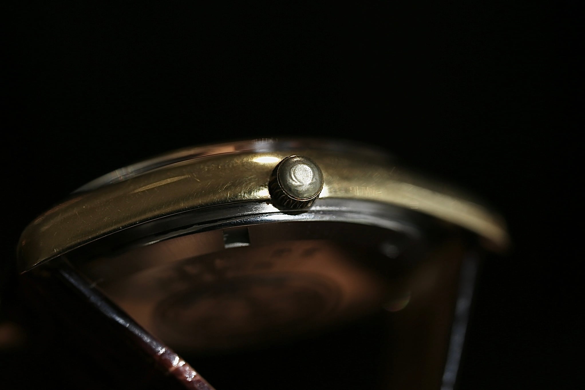 OMEGA】1969年製 シーマスターデイト ストリームラインケース 金張り
