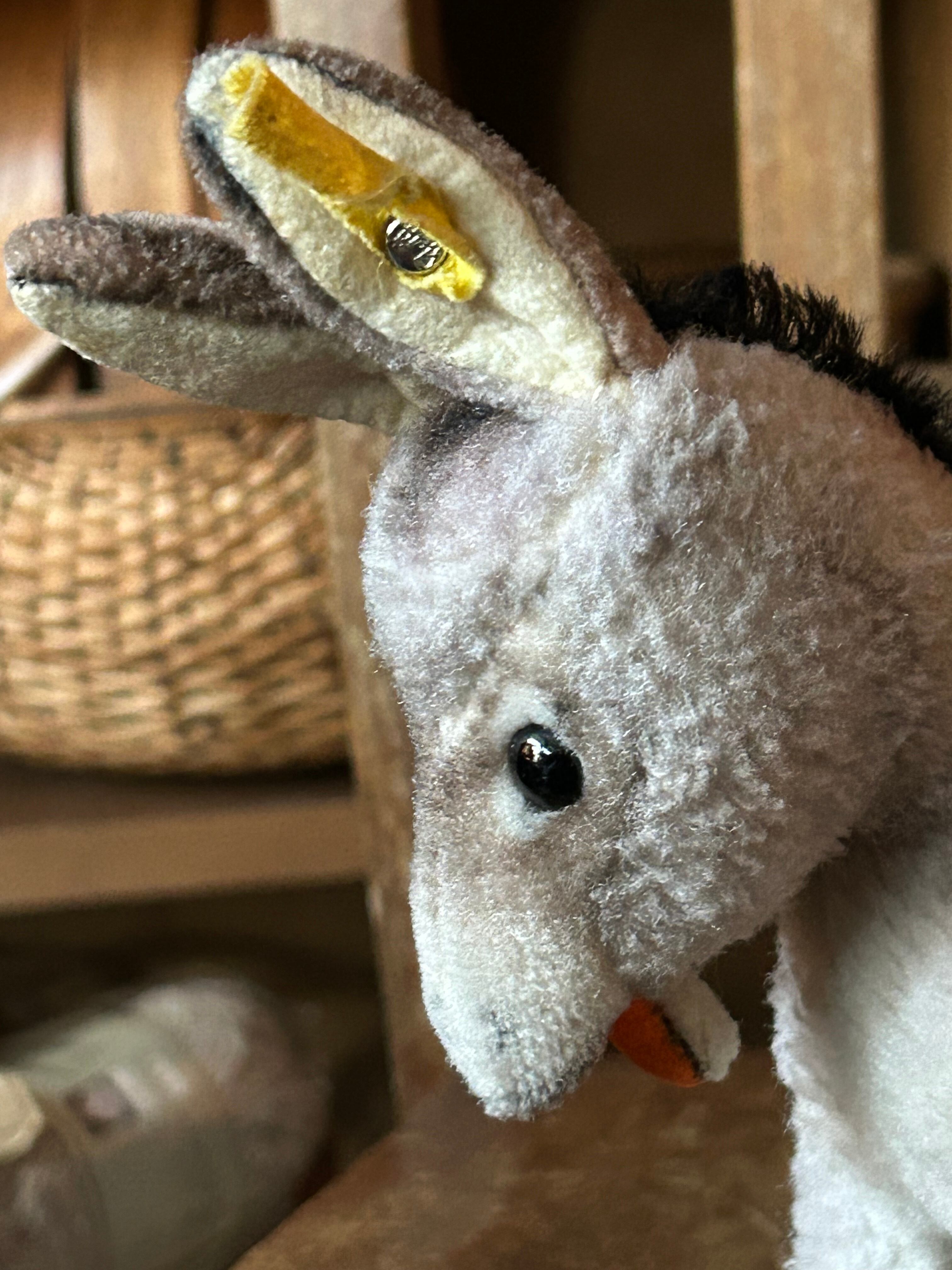 ドイツ製 ヴィンテージ Steiff シュタイフ ロバ Grissy グリッシー