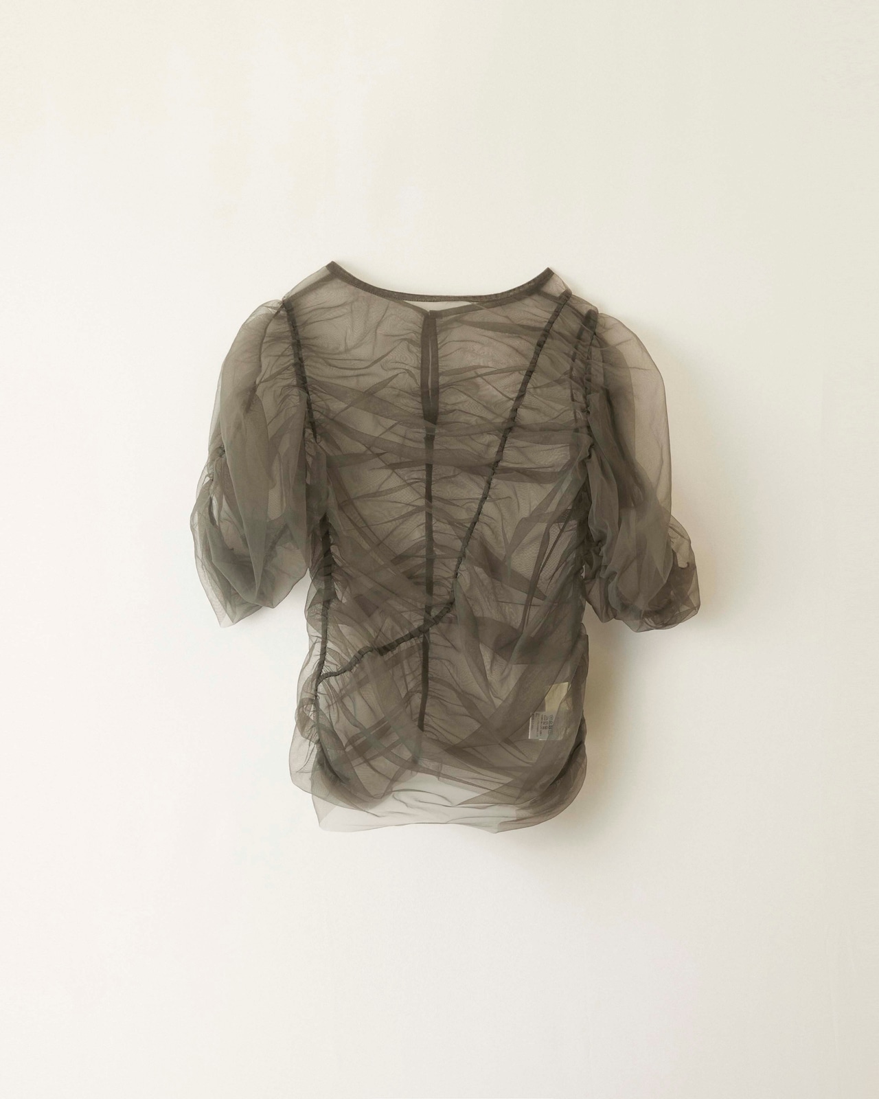 DU250519 shirring sheer tops【残り2点】