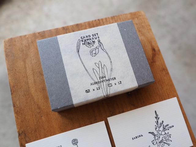 PAPYRUS 小さなカードと封筒のセット 『 ALBRECHT MEYER 』 #1