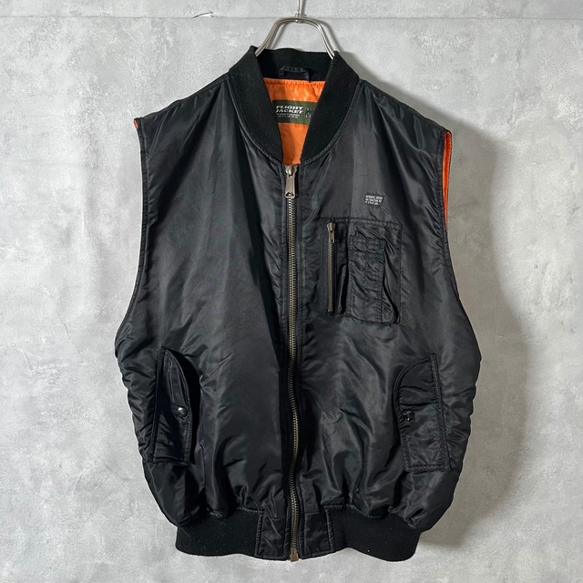 #5731 blackcolor filling flight vest