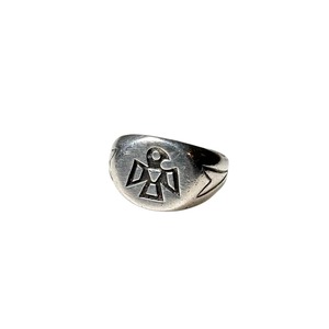 vintage “BELL TRADING POST” silver signet ring