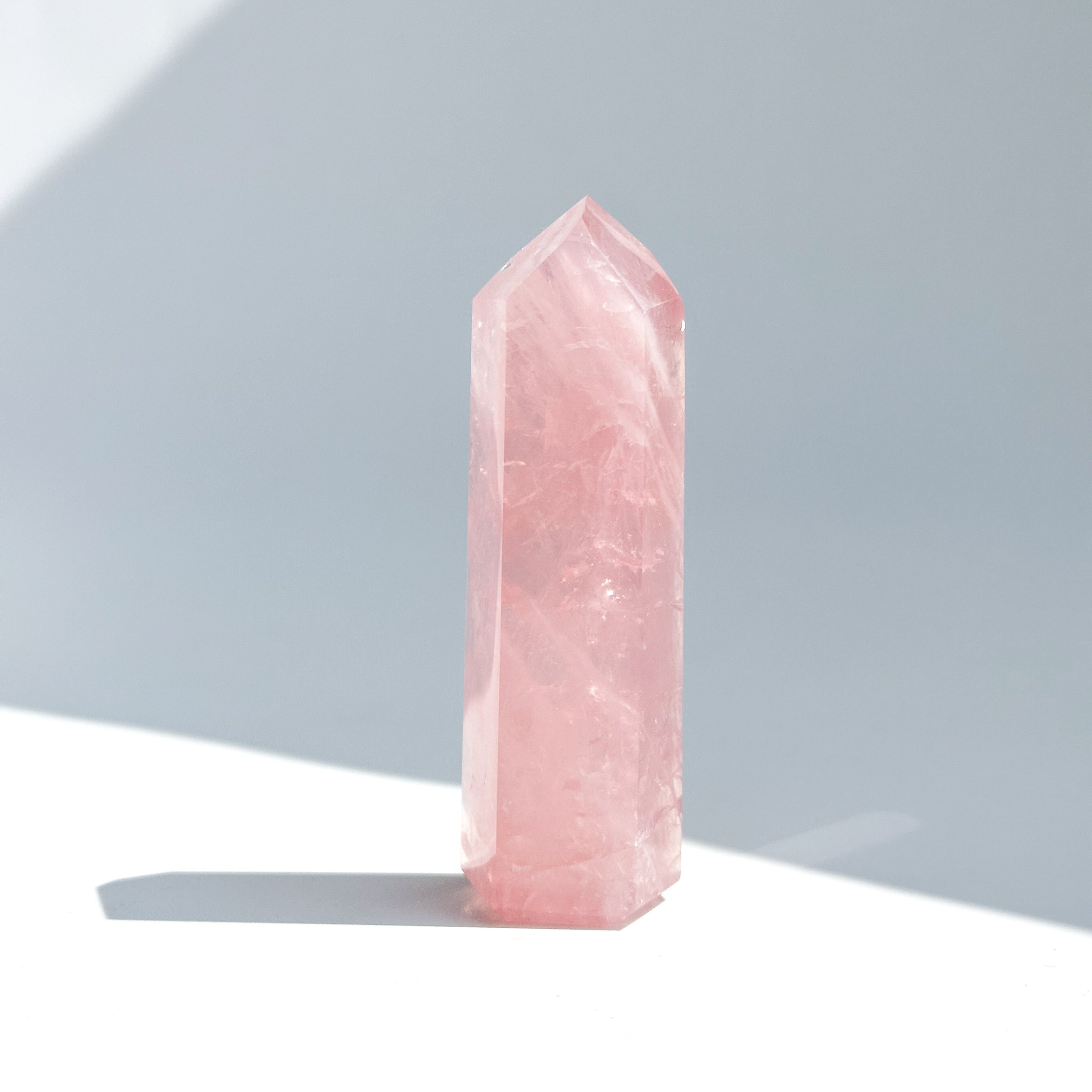高品質】バイーア産ローズクォーツ タワー11◇ Rose Quartz ◇天然石