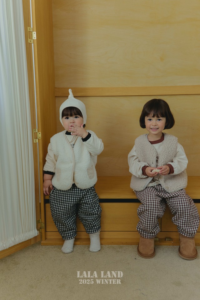 【予約】Check Padded Pants