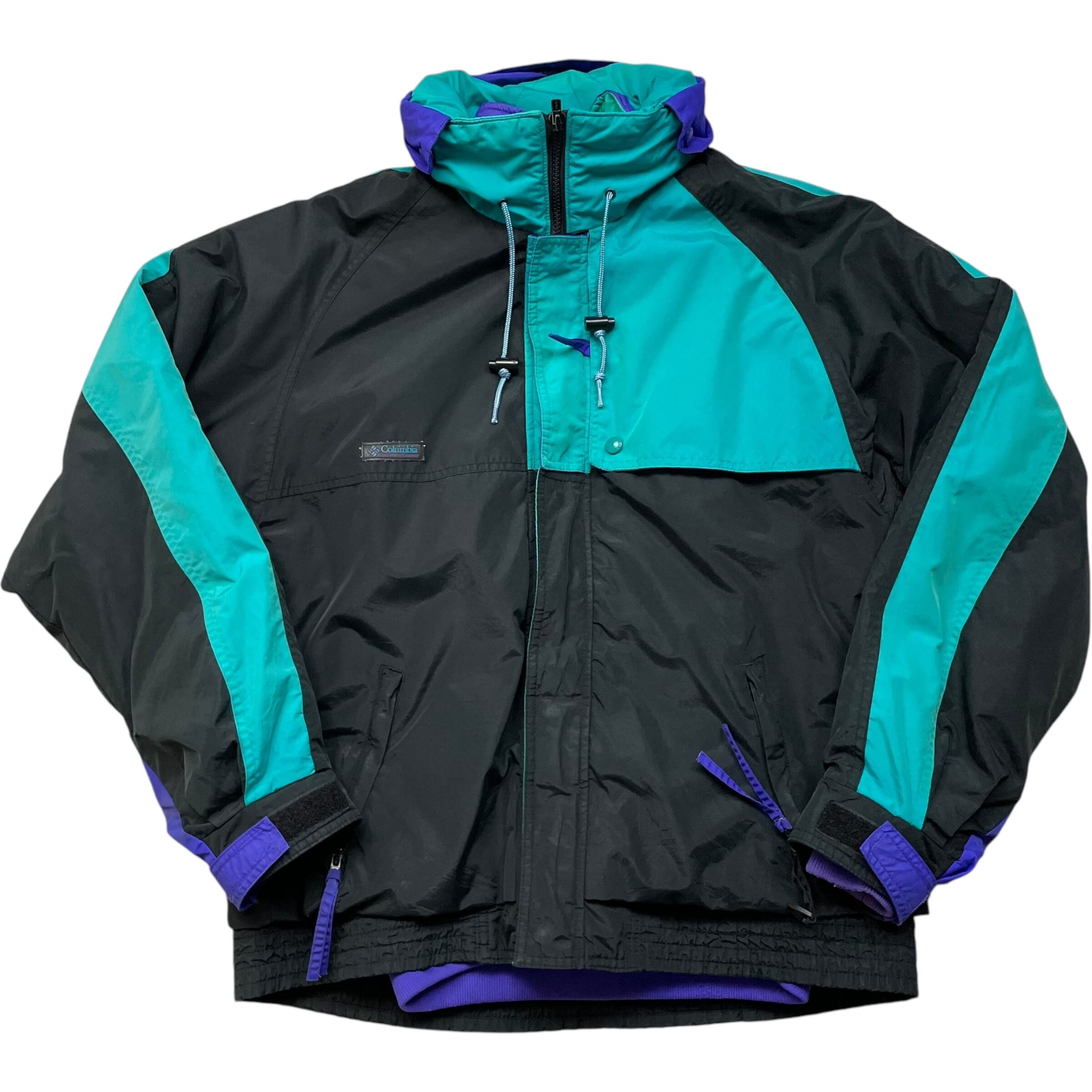 《M》Columbia マウンテンパーカー ナイロン ワンポイントロゴ no.5831