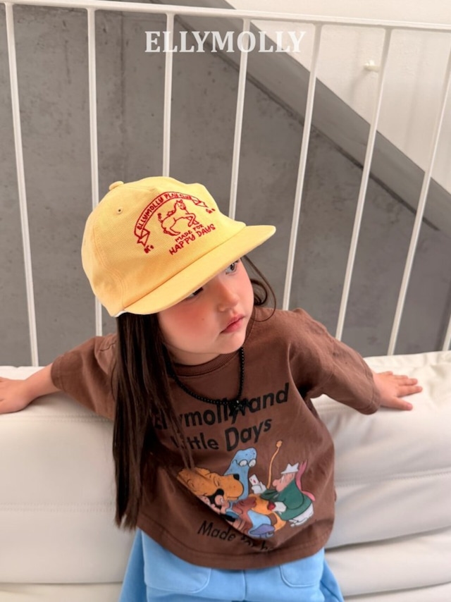 【 ellymolly / 予約 】Happy crew box T