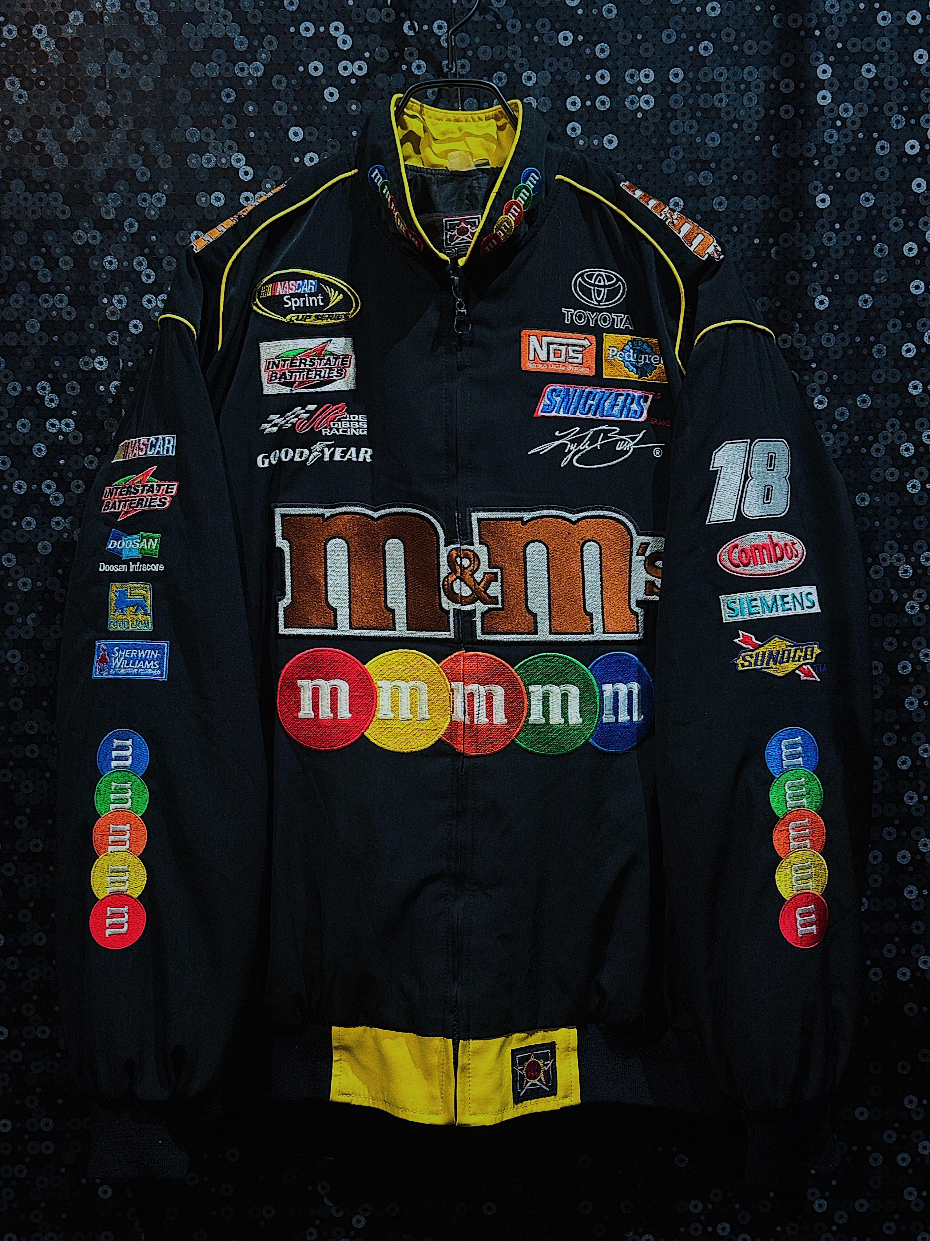 "NASCAR"vintage M&M Wappen pattern Racing jacket
