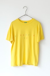 Benetton 012 rainbow embroidery t-shirt