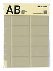 クンペル アルバム リフィル チケットコレクションホルダー AB型 KPTH006