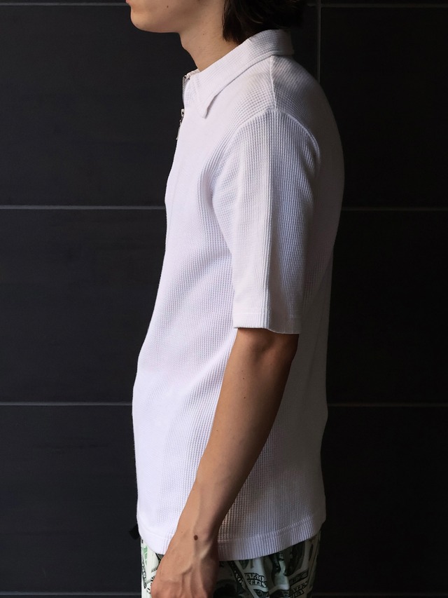 zip up polo shirt