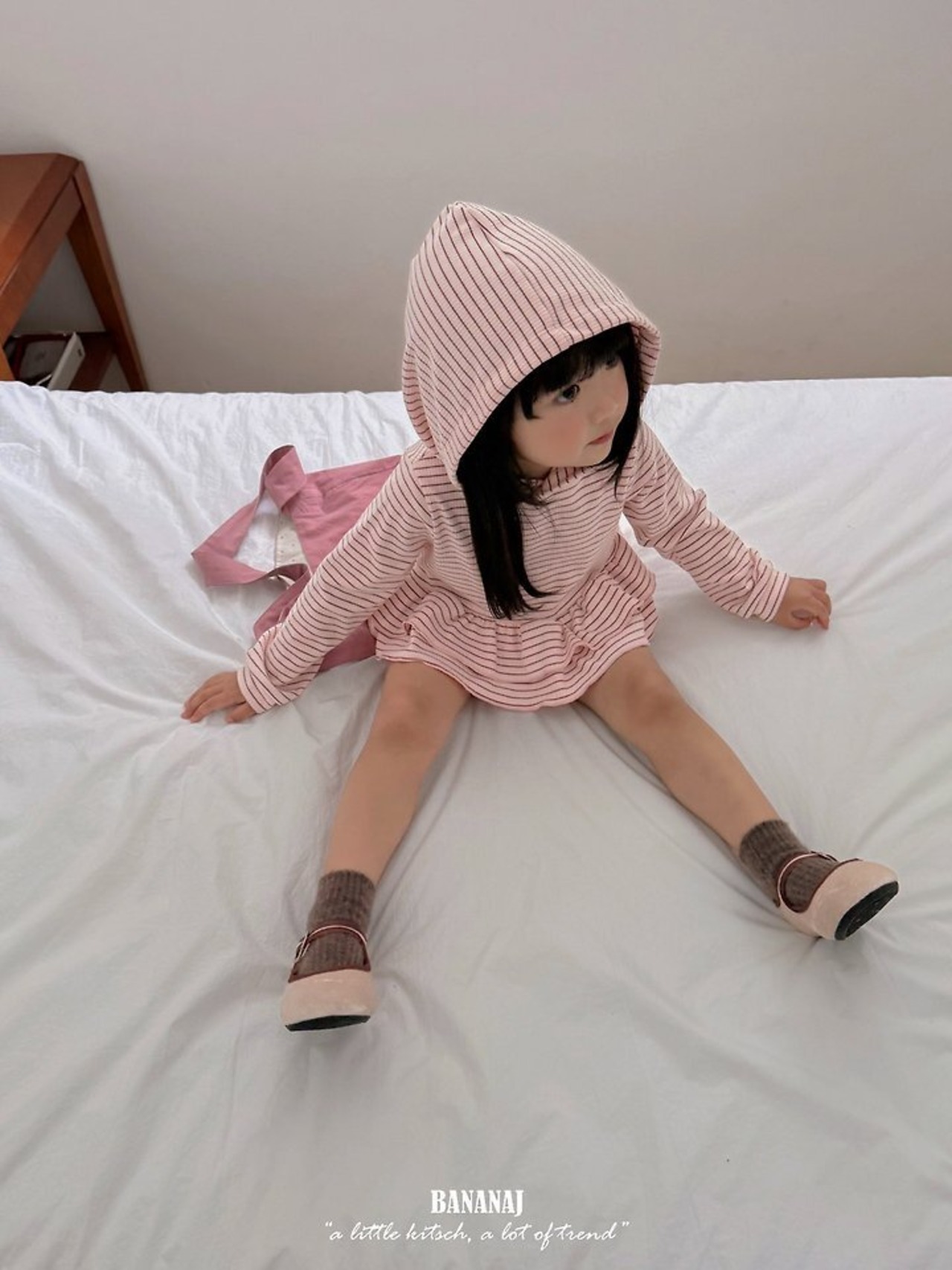韓国子供服 / BANANA J / 26Autumn / アイノ フードパーカー / 秋服 / キッズ *XS~JS*