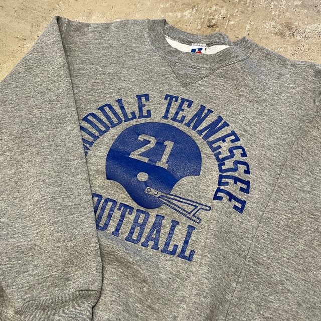 RUSSELL MIDDLE TENNESSEE SWEAT SHIRT GRAY M USA