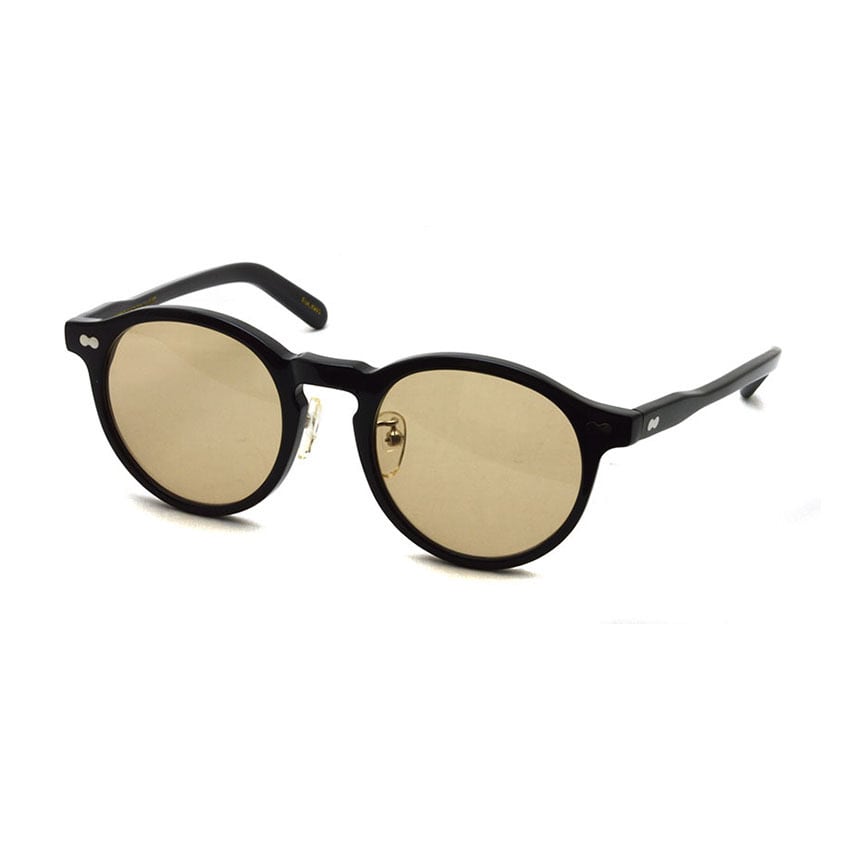 MOSCOT クリアブラウン ラウンドサングラス