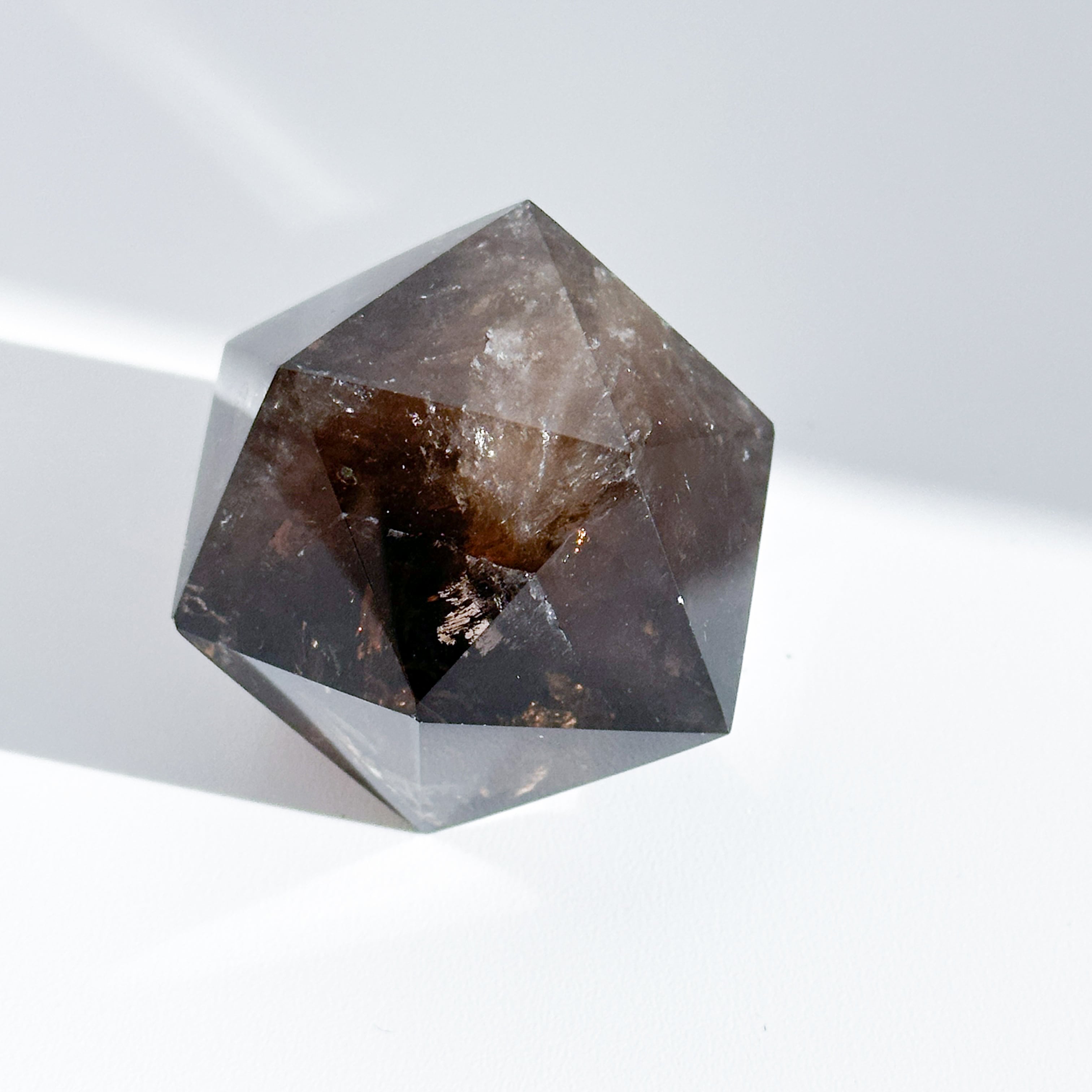 ミナスジェライス産スモーキークォーツ 二十面体33◇ Smoky Quartz