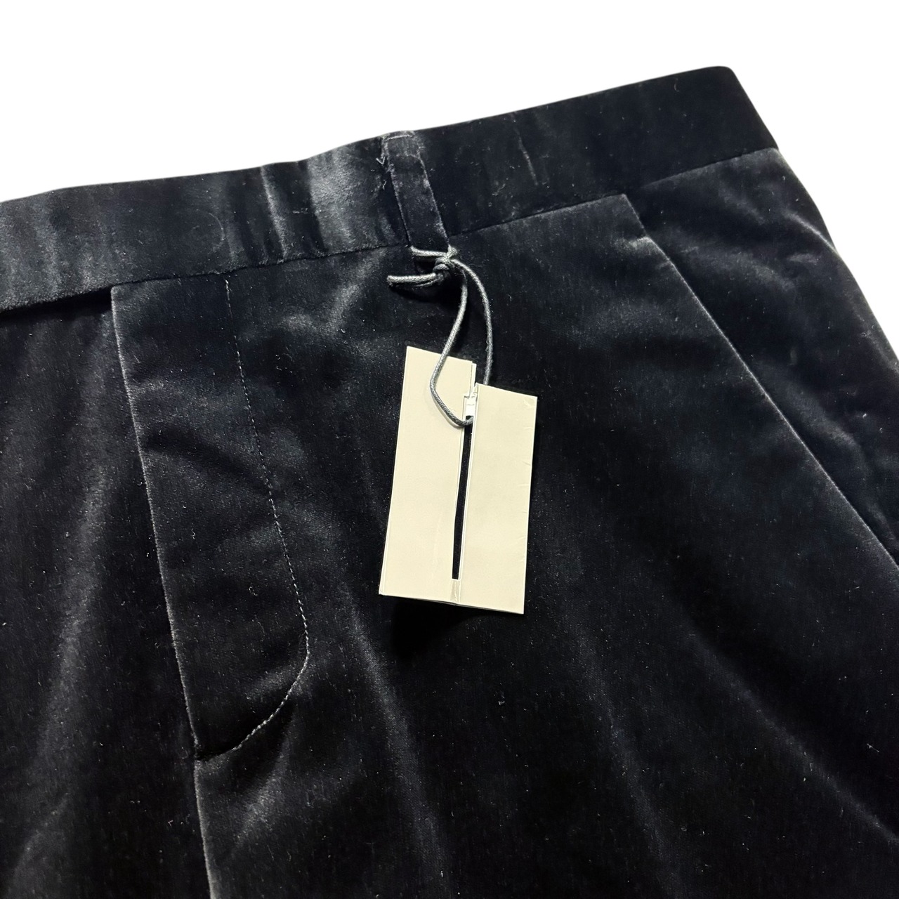 DIOR black velvet pants
