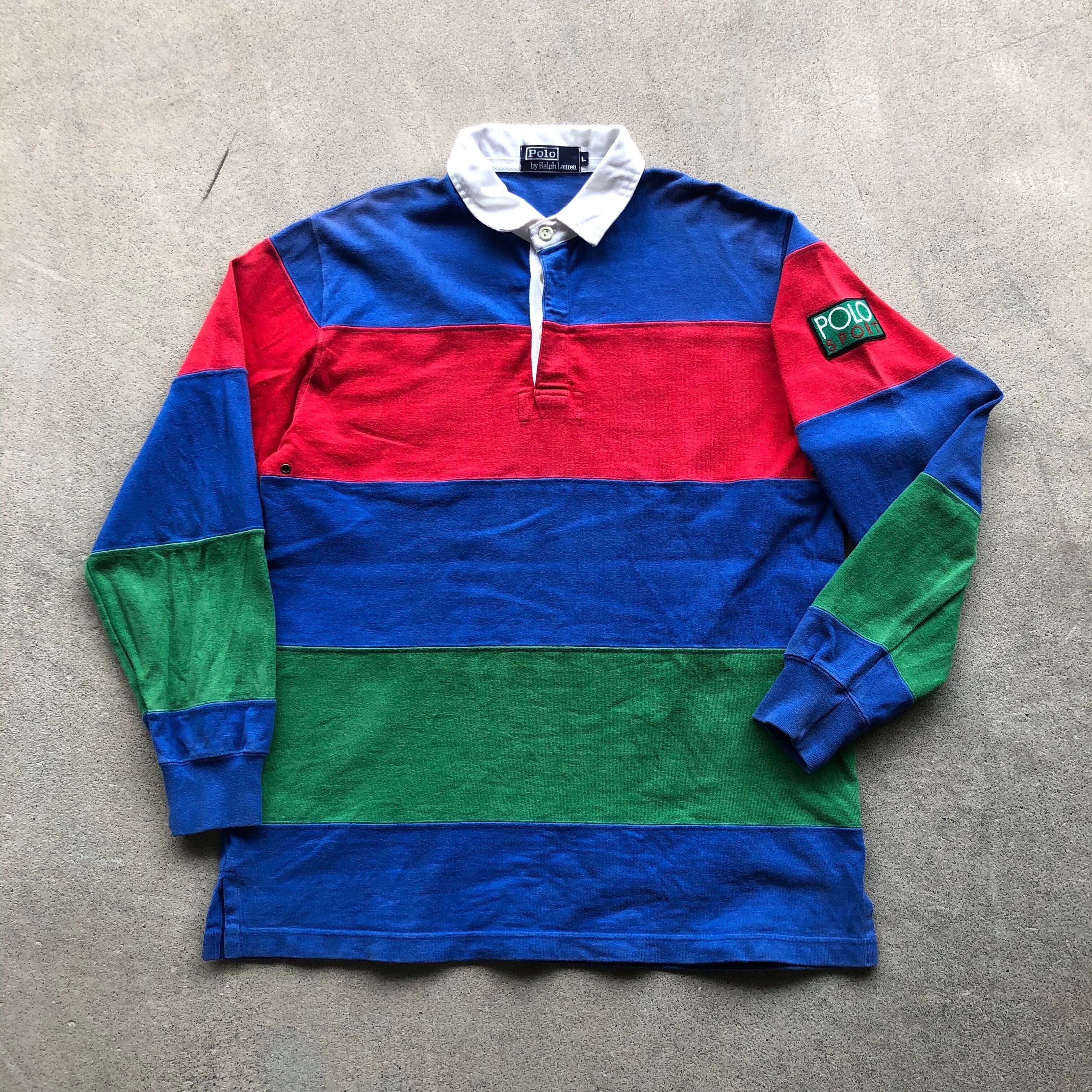 ☆ POLO SPORT ポロスポーツ ラルフローレン RL92 93 90´s パッチ付 ...