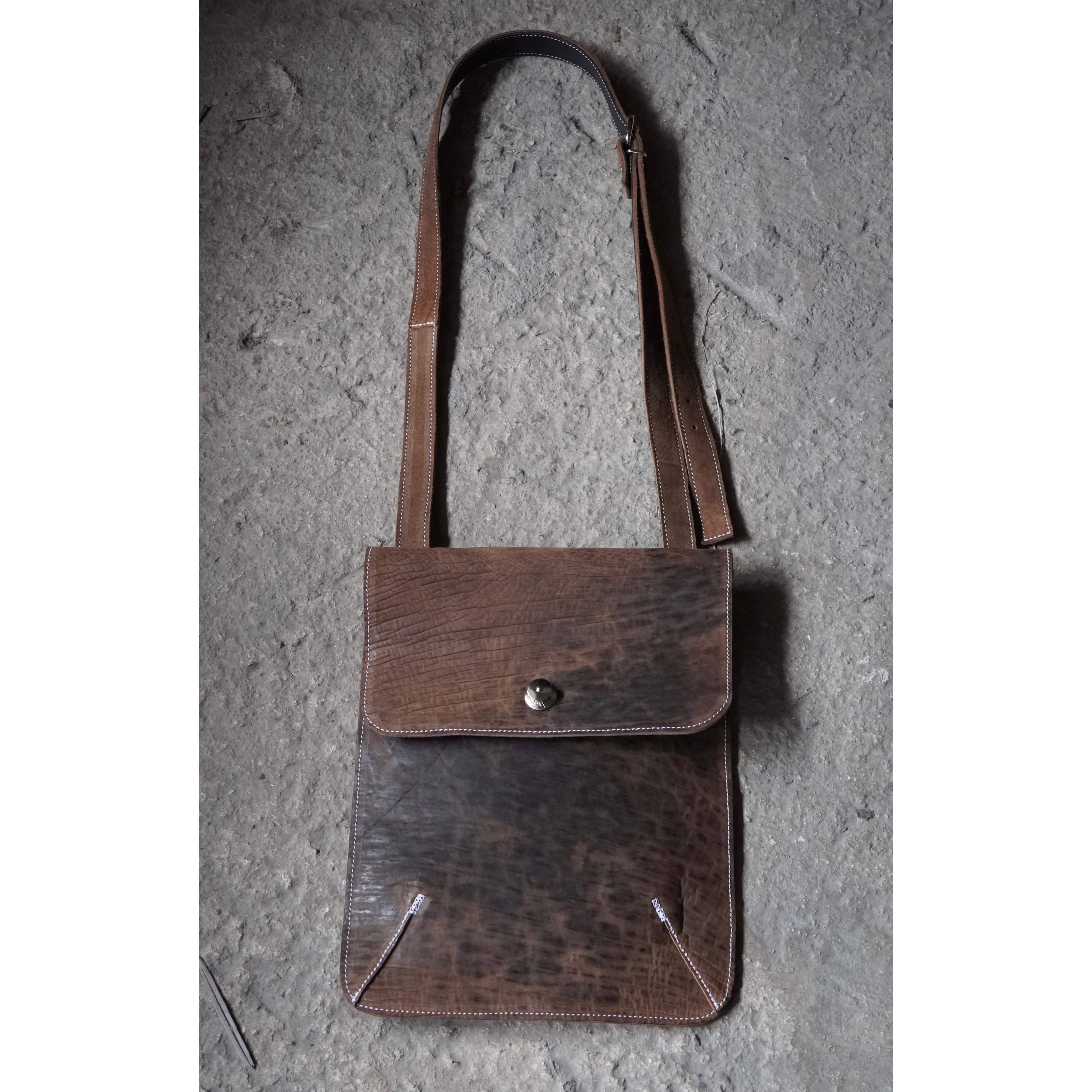 Fragment bag_2 / Cordovan split_brown